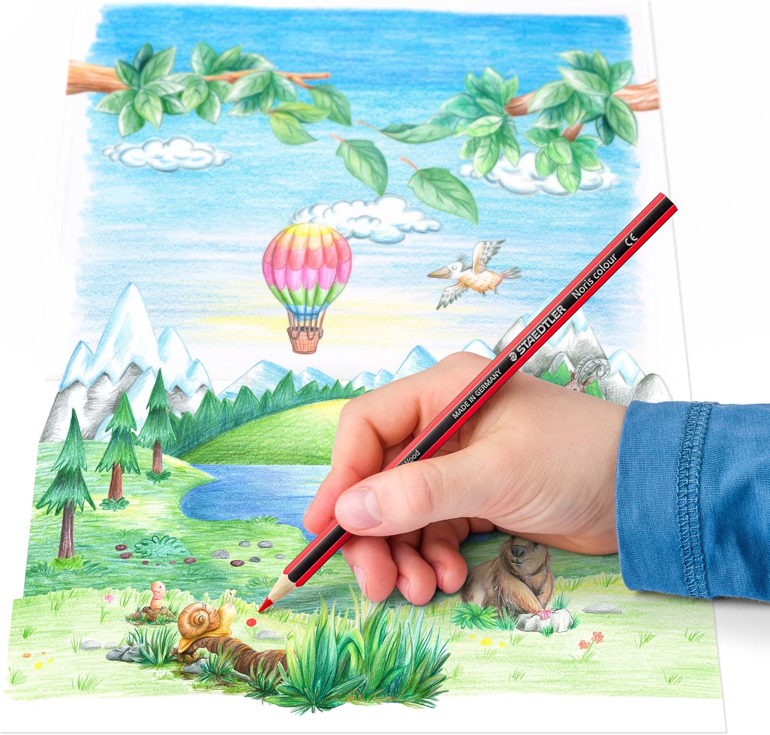 STAEDTLER Noris Colour Buntstifte 36 Farben sechskant rutschfest