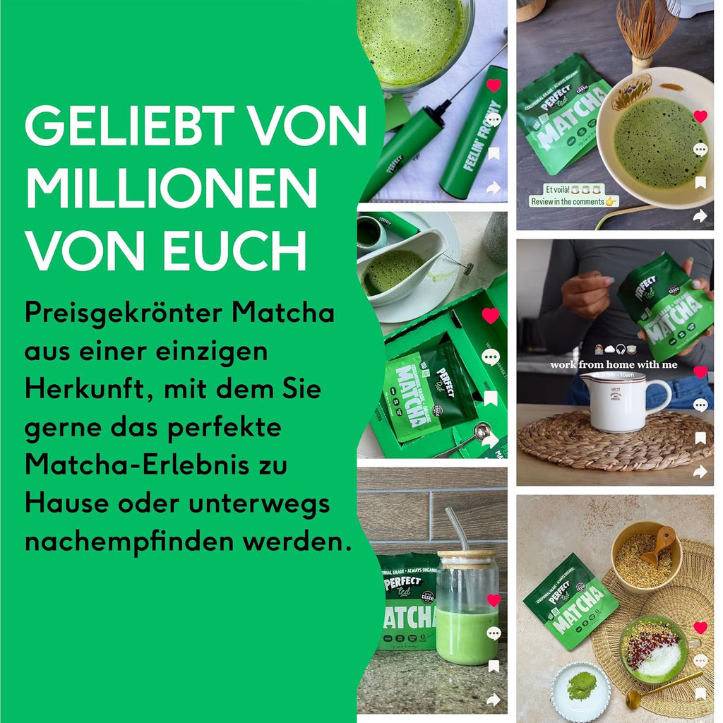 Perfect Ted Matcha Pulver Vanille Japanischer Tee verschiedene Sorten