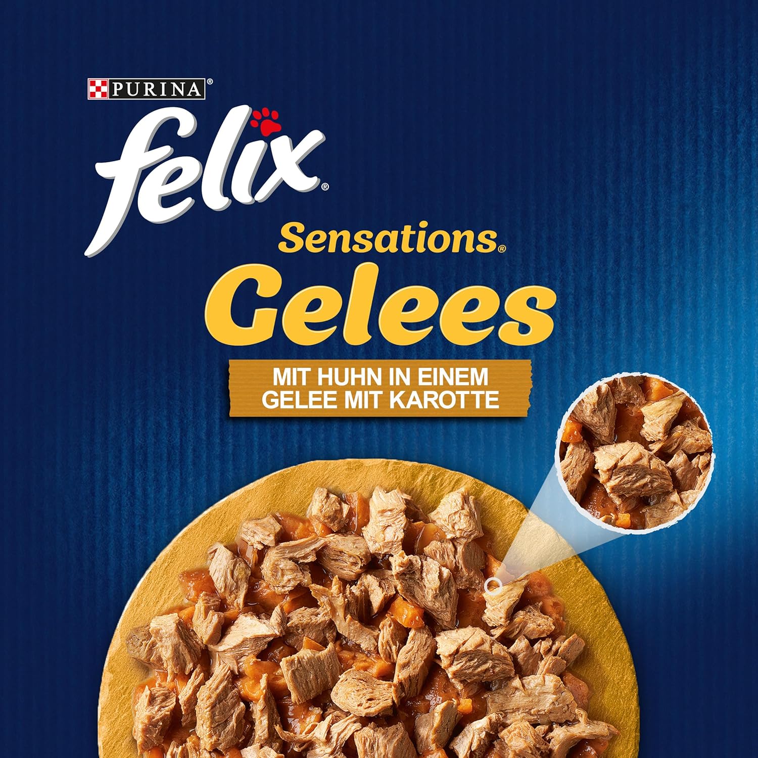Felix Sensations Gelees Katzenfutter verschiedene Sorten 4x24x85g