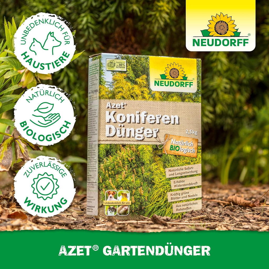 Neudorff Azet Koniferenduenger Eisen Langzeitwirkung fuer Gruen