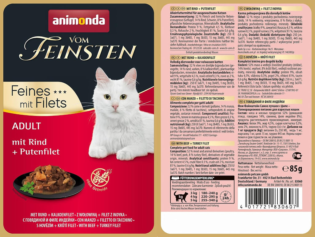 Katzennassfutter Selection Filets 8er bis 18er Pack verschiedene Sorten