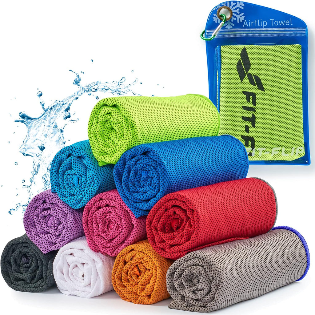 Fit-Flip Airflip Kuehltuch Mikrofaser 100x30 cm blau 100cm-120cm