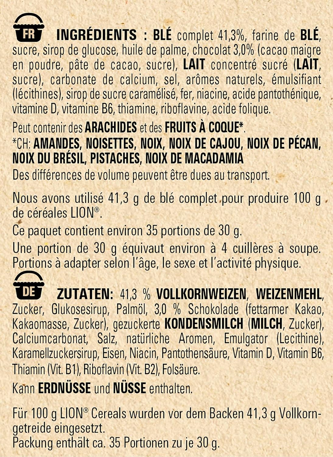 Lion Cereals Schoko Karamell Fruehstuecksflocken