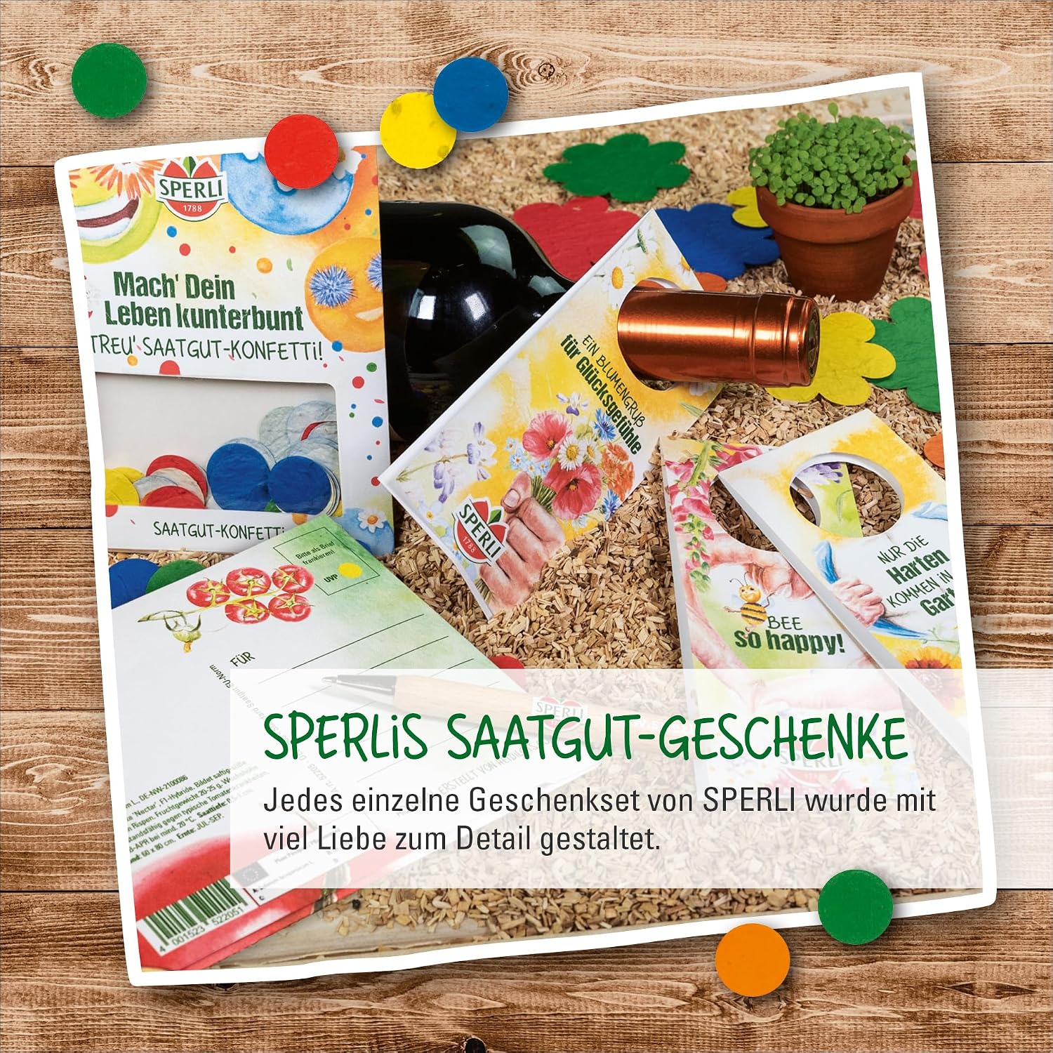 Blumensamen Set Streublumen Konfetti Saatgut Geschenk Mischung