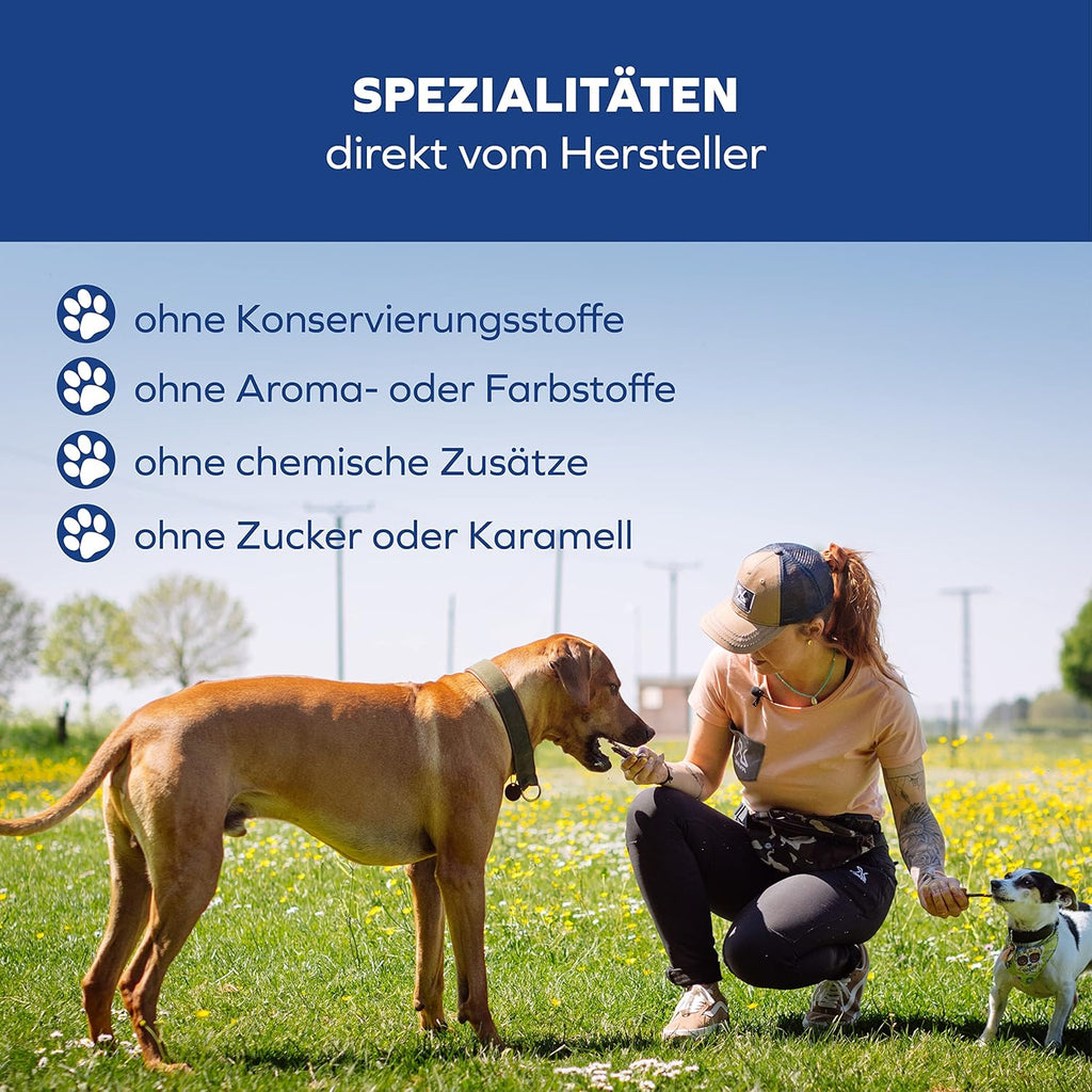 Rinderkopfhautplatten getrocknet Zahnpflege Kauartikel fuer Hunde
