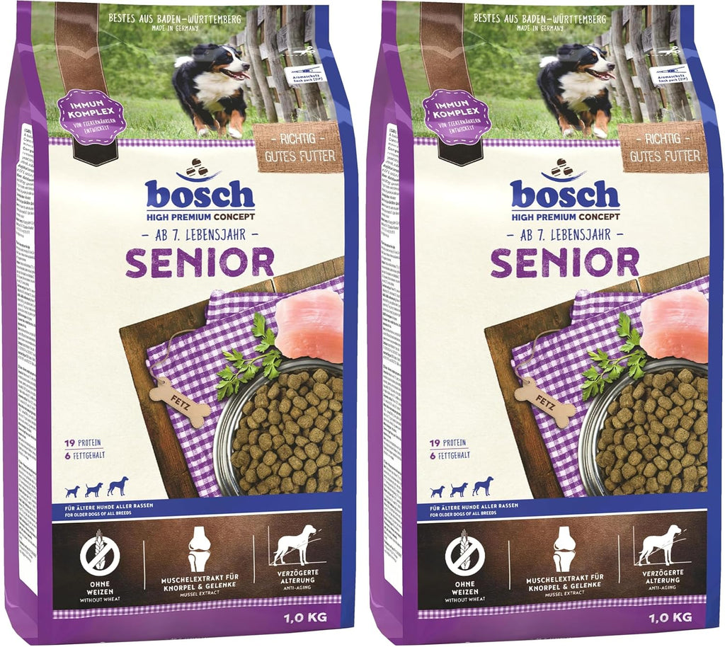 Bosch Senior Hundefutter Trockenfutter fuer aeltere Hunde