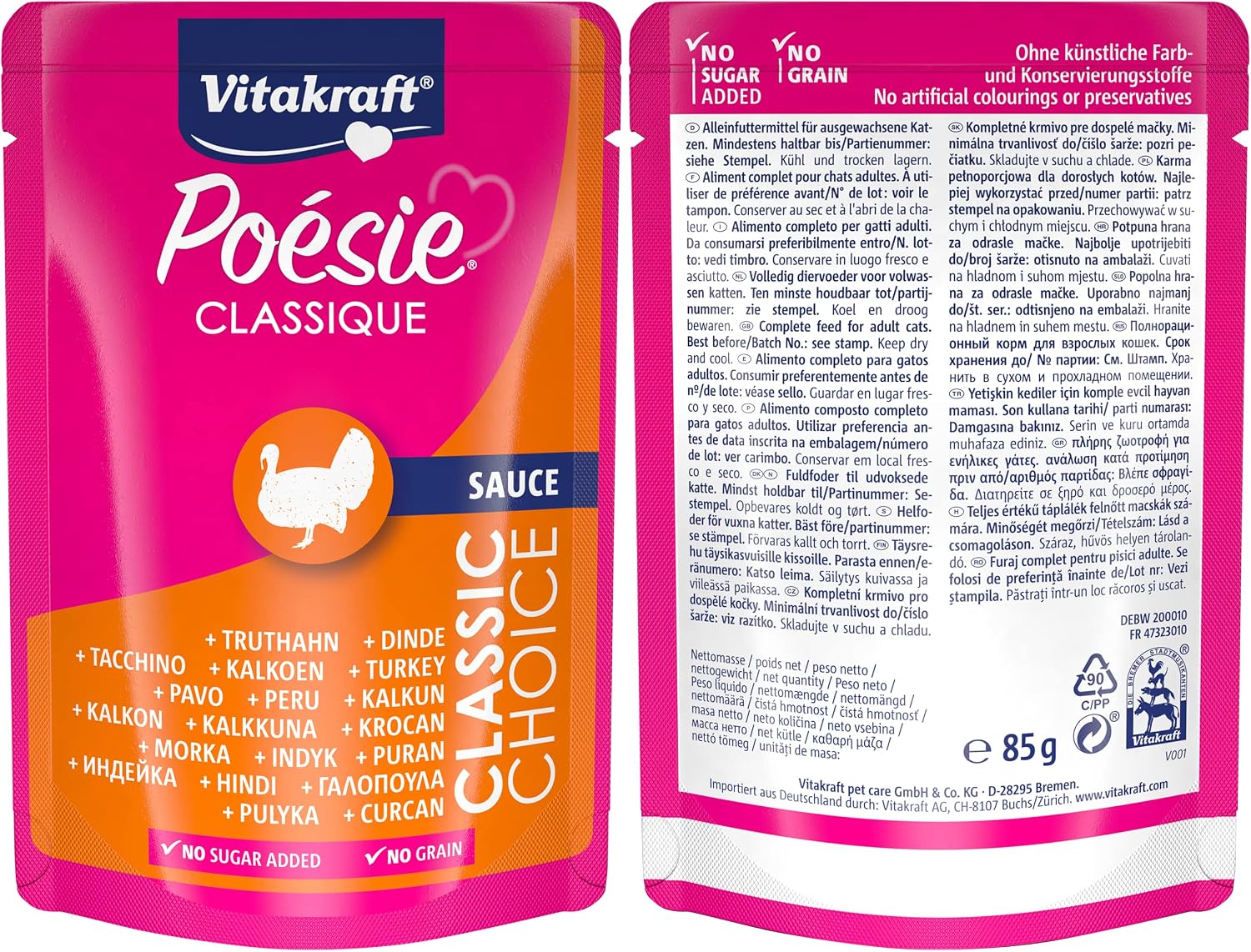 Poésie Classique Katzennassfutter Dose verschiedene Sorten