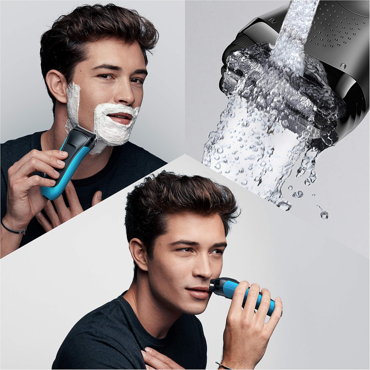 Braun Series 3 Rasierer 3040s elektrisch fuer nass und trockenbetrieb Herren