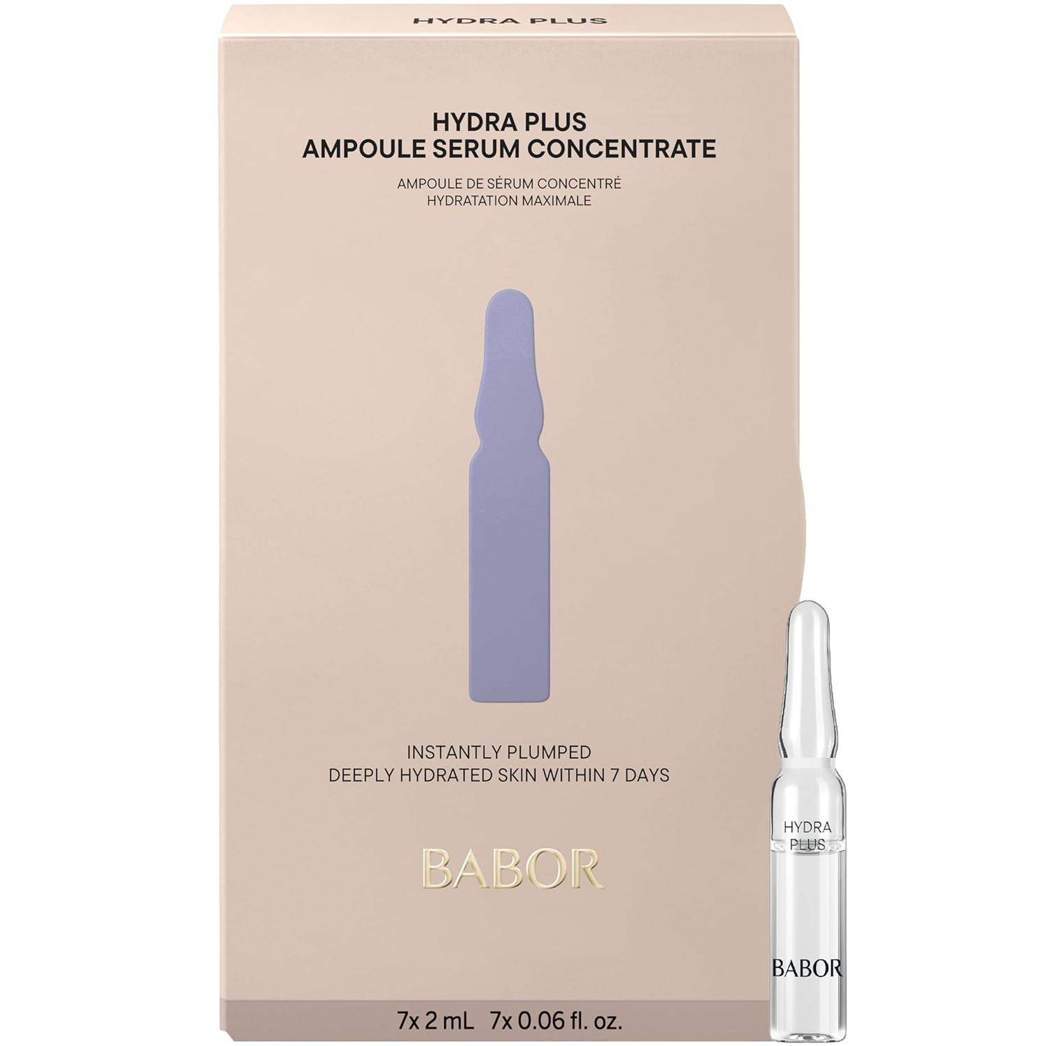 BABOR Hydra Plus Ampullen 7× Hyaluronsaeure Vegan Gesichtspflege