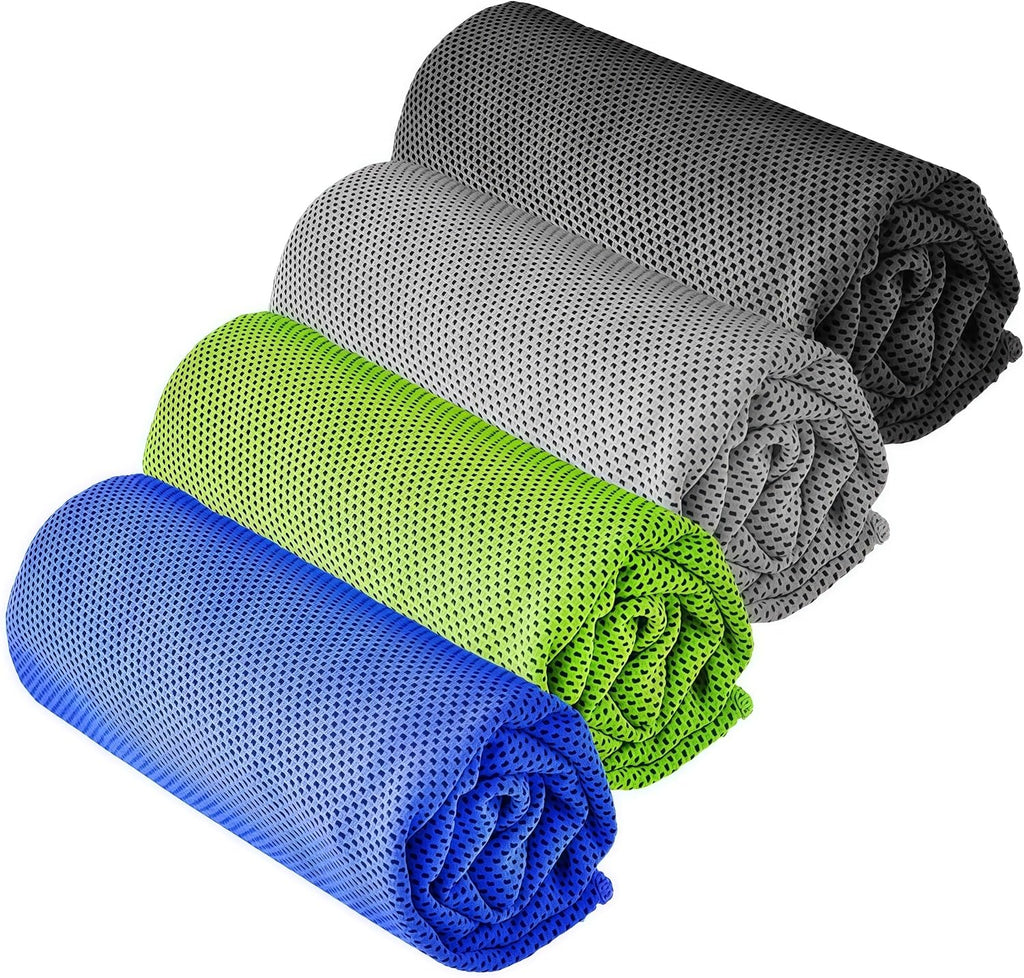 YQXCC Kuehlendes Mikrofaser Handtuch 3er Set 120×30 cm Sport Yoga Outdoor