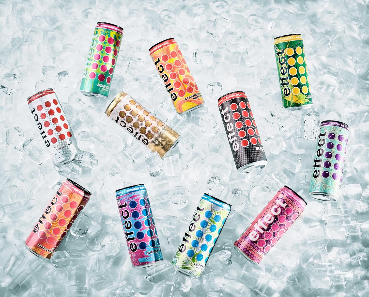 effect Probierpaket Energy Drink - 12 x 330 ml Dosen Einweg - alle Sorten in ein