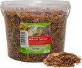 UGF Schildkroetenfutter Mix 500 g Eimer - Gammarus, Mehlwuermer, Garnelen, Fisch