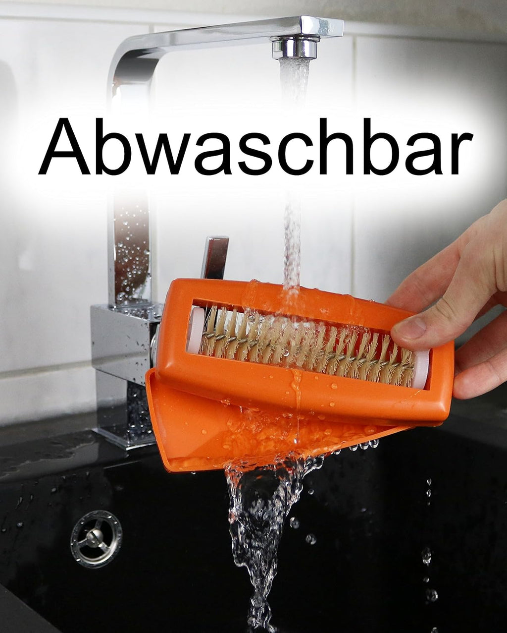 Handstaubsauger Kruemelbuerste fuer Auto Caravan Zuhause schwarz