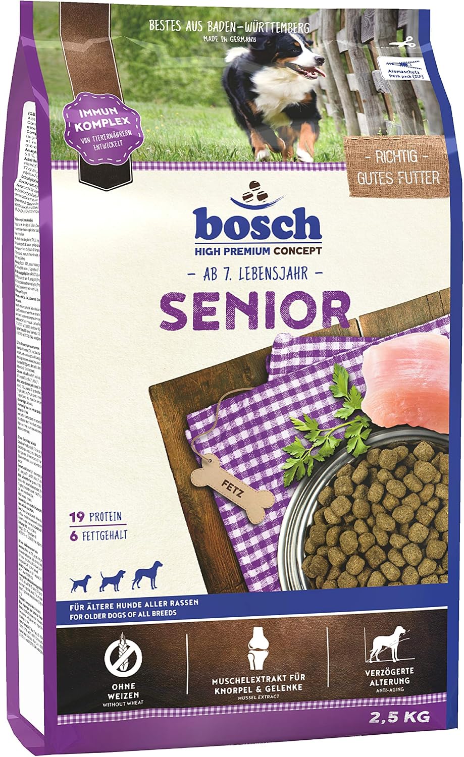 Bosch Senior Hundefutter Trockenfutter fuer aeltere Hunde