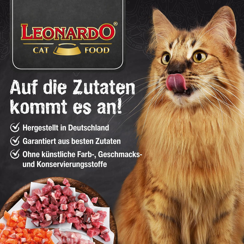 LEONARDO Fresh Duck & Poultry Katzenfutter Trocken 85% Frischfleisch