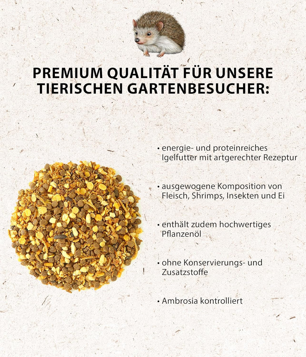 Dehner Natura Igelfutter Alleinfutter 1,5 kg natürliche Ernährung