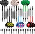 Cyeelife Softdart Pfeile 18 Stueck Kunststoffspitze Set Profi Softdarts