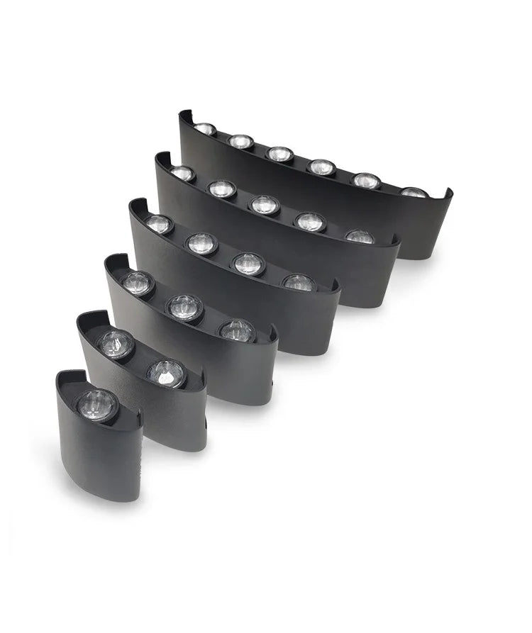 LED Wandlampe – Innen & Außen, Wasserdicht, 2W–12W, Modern