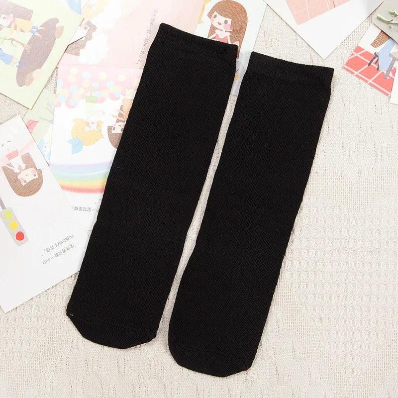 Kids Knee High Socks For Girls Boys Football Stripes Sports Old School White Socks Skate Children Baby Long Tube Cheer Socks