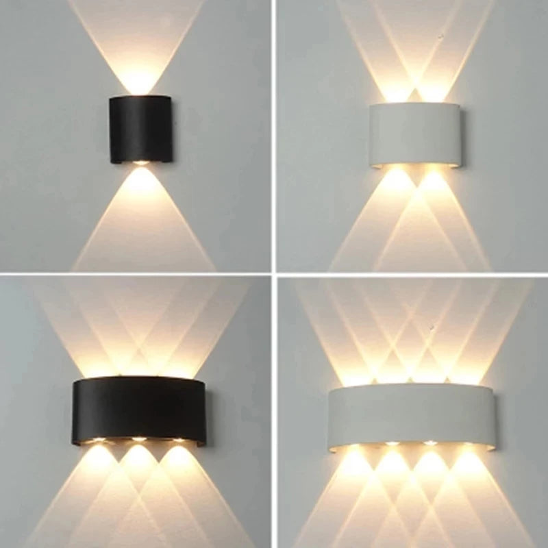 LED Wandlampe – Innen & Außen, Wasserdicht, 2W–12W, Modern