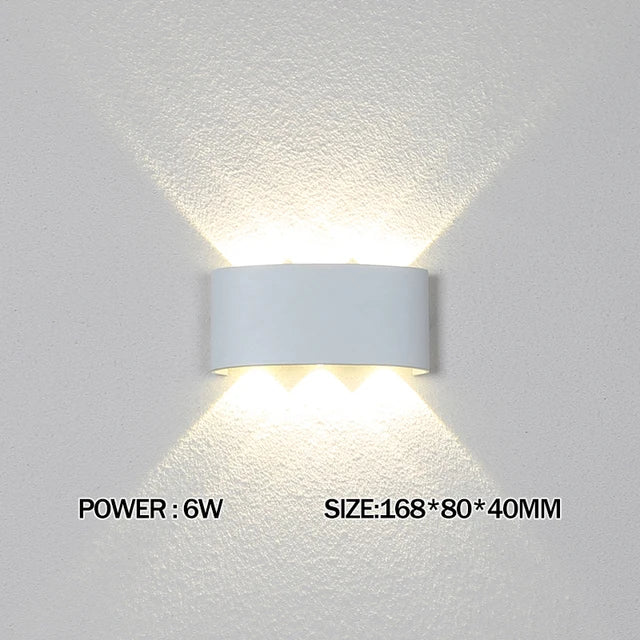 LED Wandlampe – Innen & Außen, Wasserdicht, 2W–12W, Modern