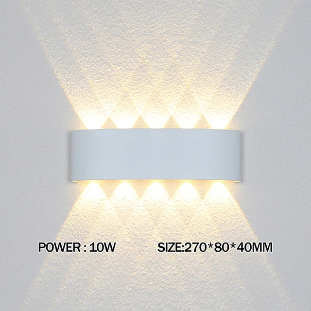 LED Wandlampe – Innen & Außen, Wasserdicht, 2W–12W, Modern