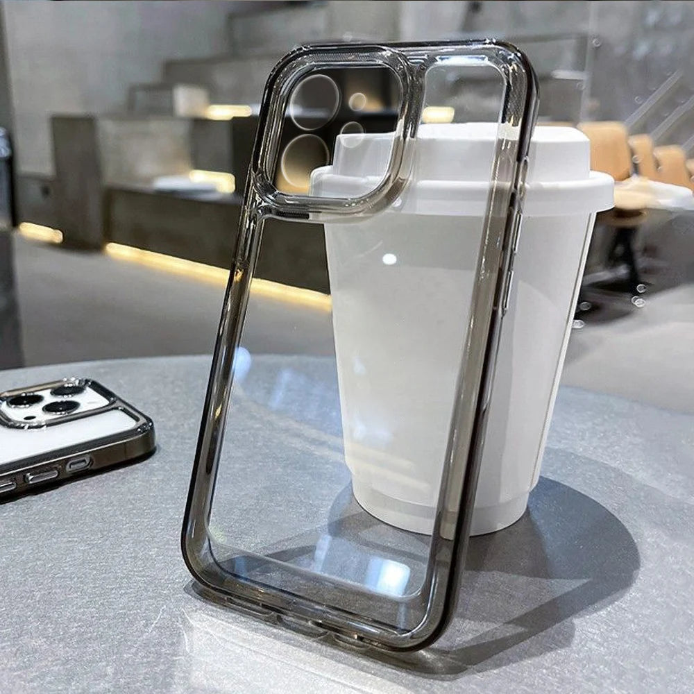 Silikon iPhone Hülle – Stoßfest, Transparent – iPhone 11 bis 17