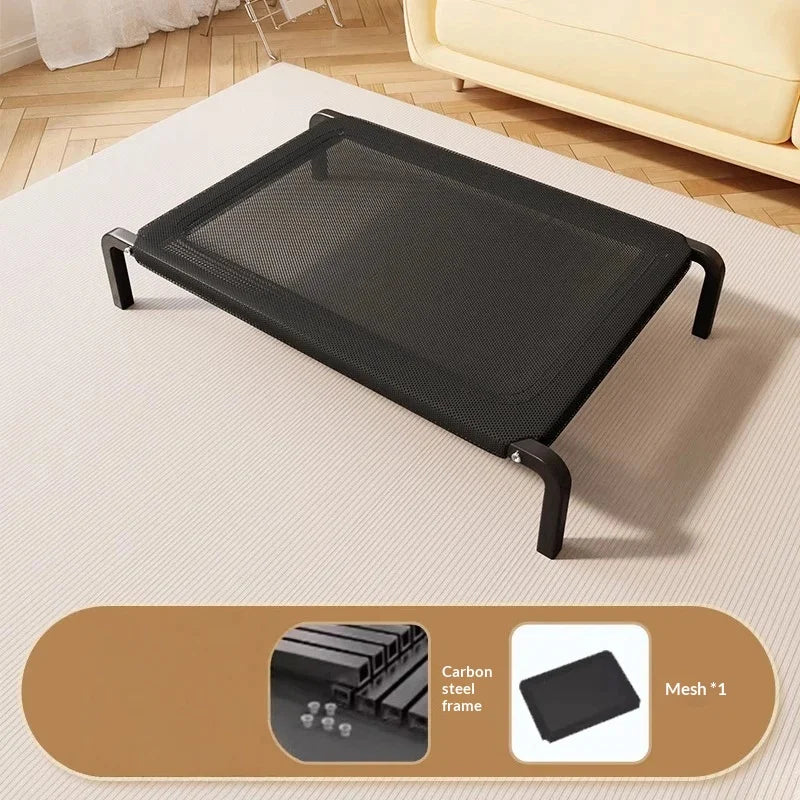 Erhöhtes Hundebett – Atmungsaktiv, Für alle Jahreszeiten, Outdoor & Indoor
