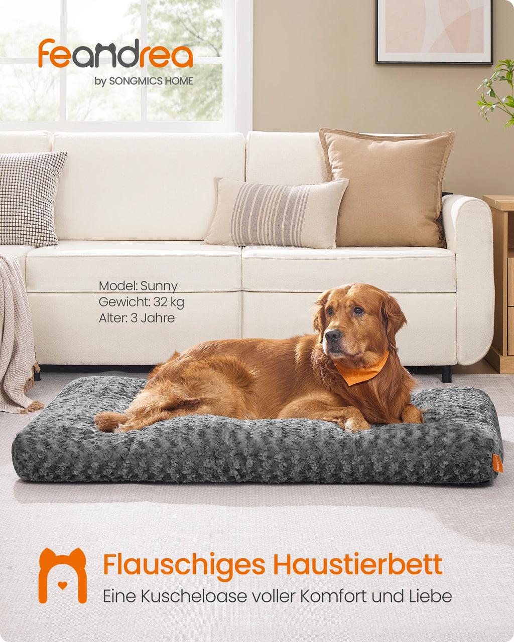 Hundekissen XXL – Flauschig, Große Hunde, Waschbar