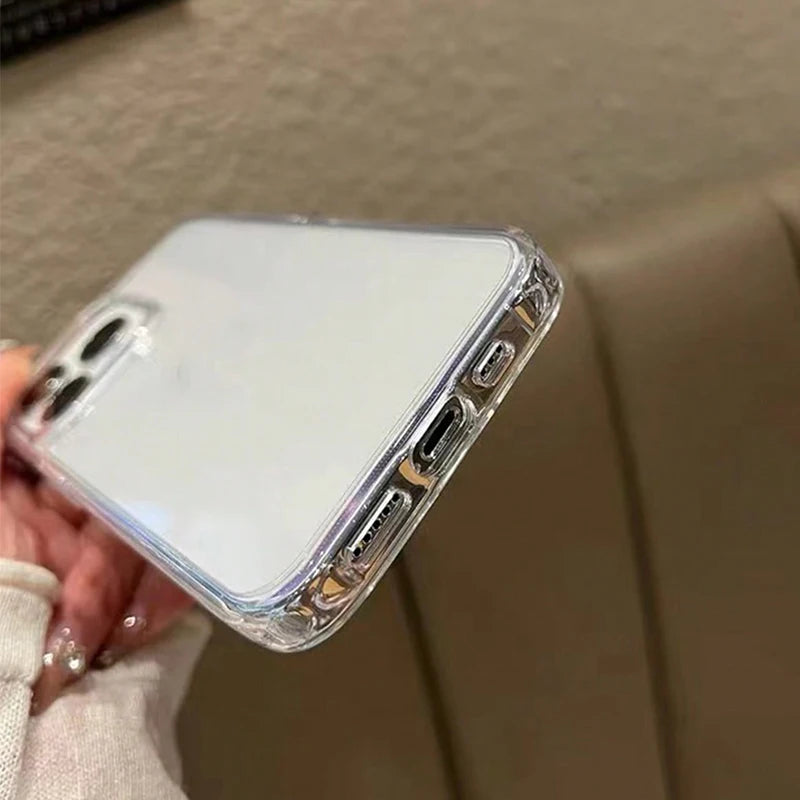2er-Pack Acryl iPhone Schutzhülle – Transparent, Hochglanz – iPhone 7 bis 17