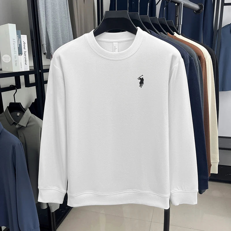 Herren Langarm T-Shirt – Premium Qualität, Herbst, Slim Fit