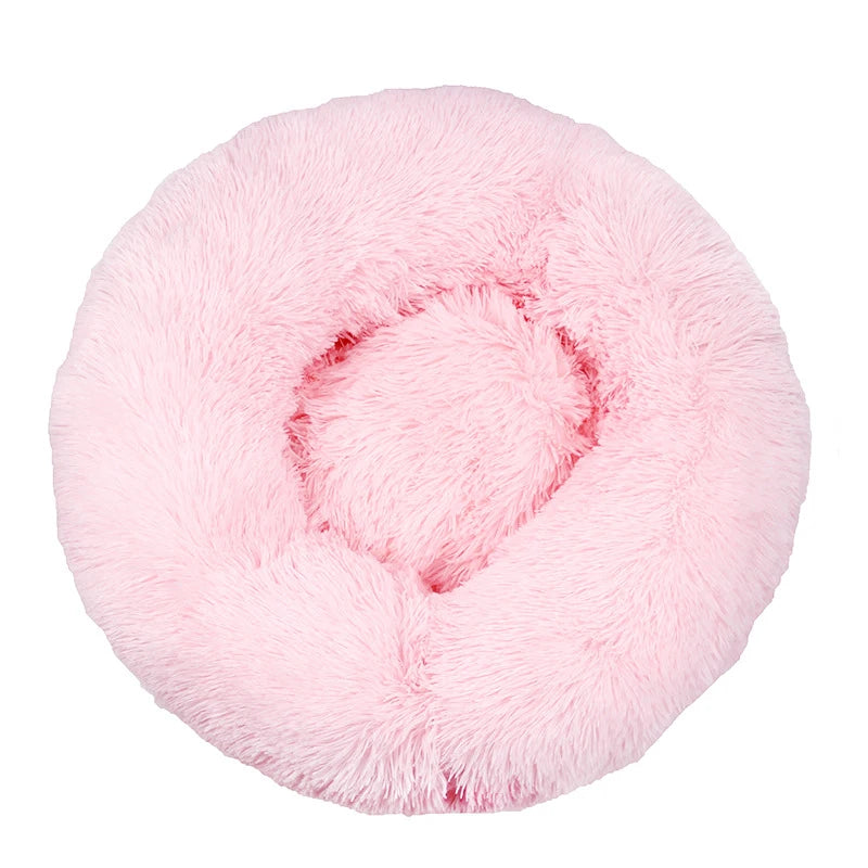 Rundes Haustierbett 40–110cm – Super Weich, für Hunde & Katzen