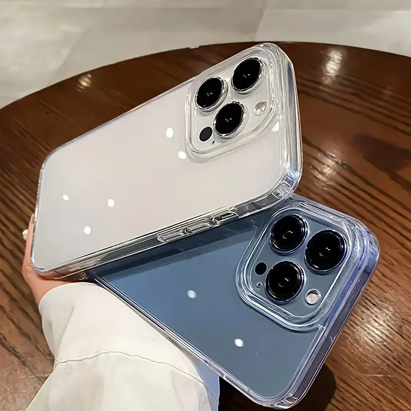Transparente iPhone Hülle – Stoßfest, HD Klar, Acryl – iPhone 11 bis 17