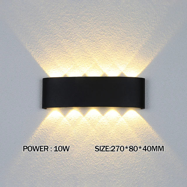LED Wandlampe – Innen & Außen, Wasserdicht, 2W–12W, Modern