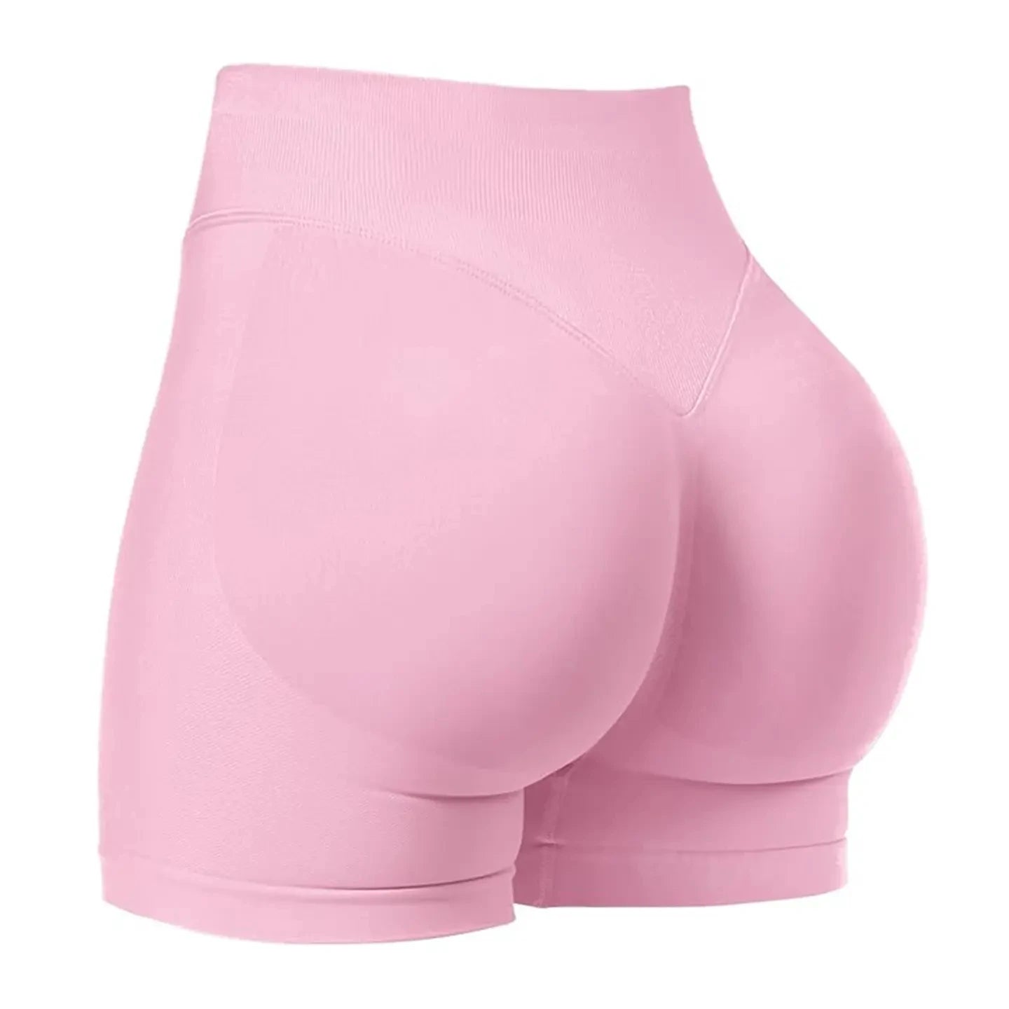 Pilates High‑Stretch Knit Shorts – Medium‑Intensity Training Fit with Peach‑Lift Design