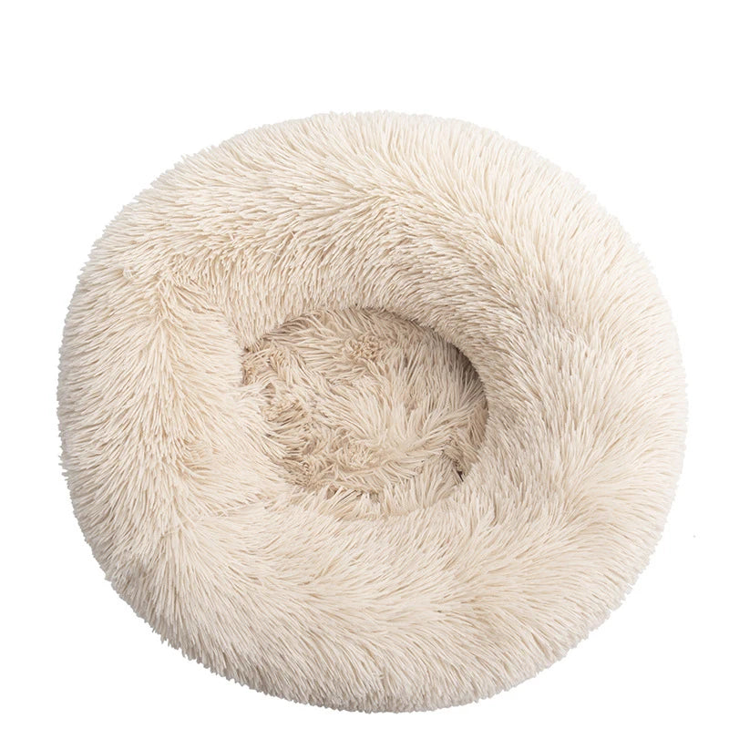 Rundes Haustierbett 40–110cm – Super Weich, für Hunde & Katzen