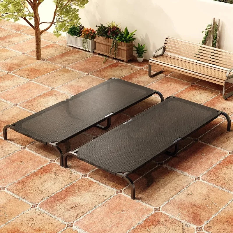 Erhöhtes Hundebett – Atmungsaktiv, Für alle Jahreszeiten, Outdoor & Indoor
