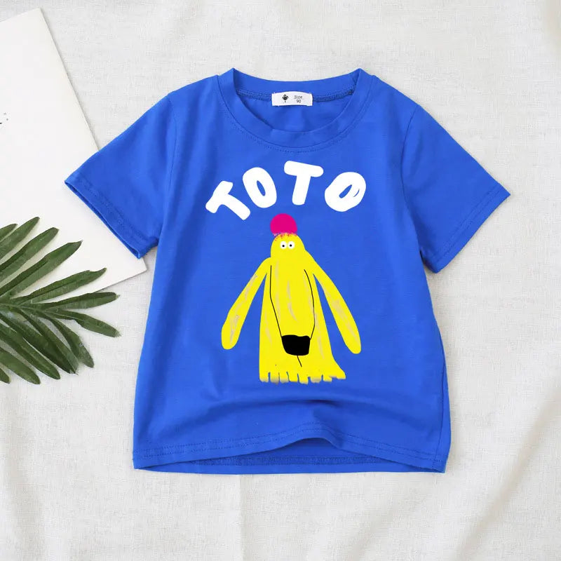 Kids T-shirt Summer 2026 Tops for Boys Short-sleeve Girls Shirts Cartoon Children Blouse Baby Tees Toddler Outerwear Clothes