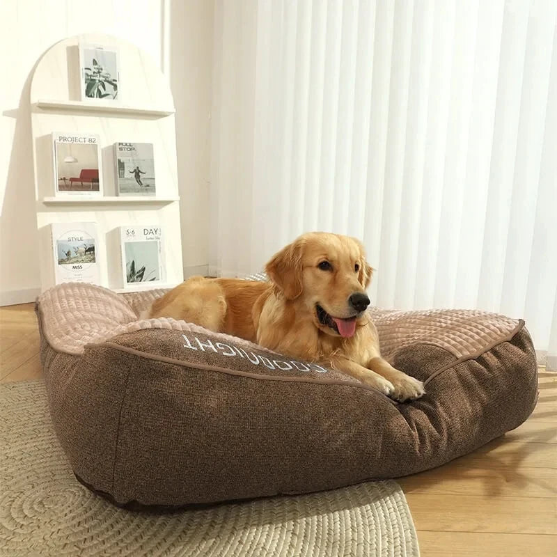 Hundebett Ganzjahres – Große Rassen, Abnehmbarer & Waschbarer Bezug