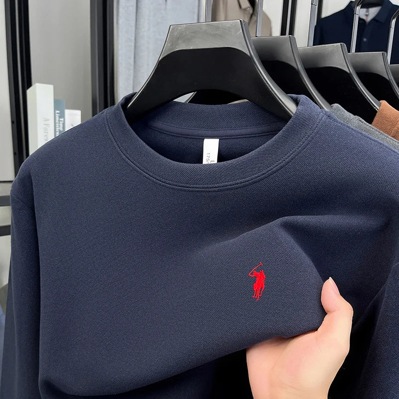 Herren Langarm T-Shirt – Premium Qualität, Herbst, Slim Fit