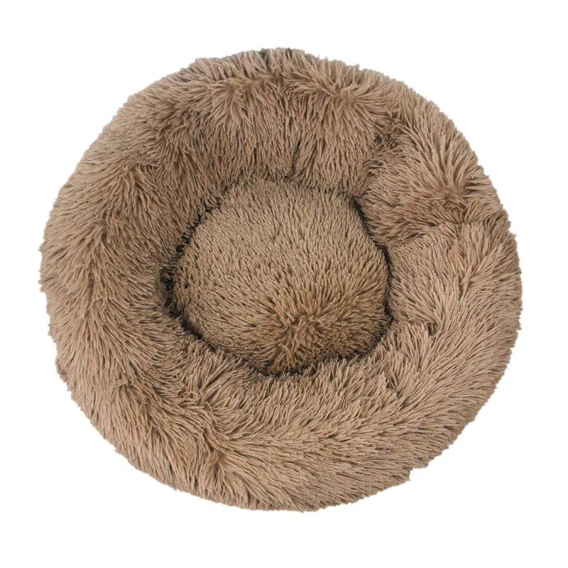 Rundes Haustierbett 40–110cm – Super Weich, für Hunde & Katzen