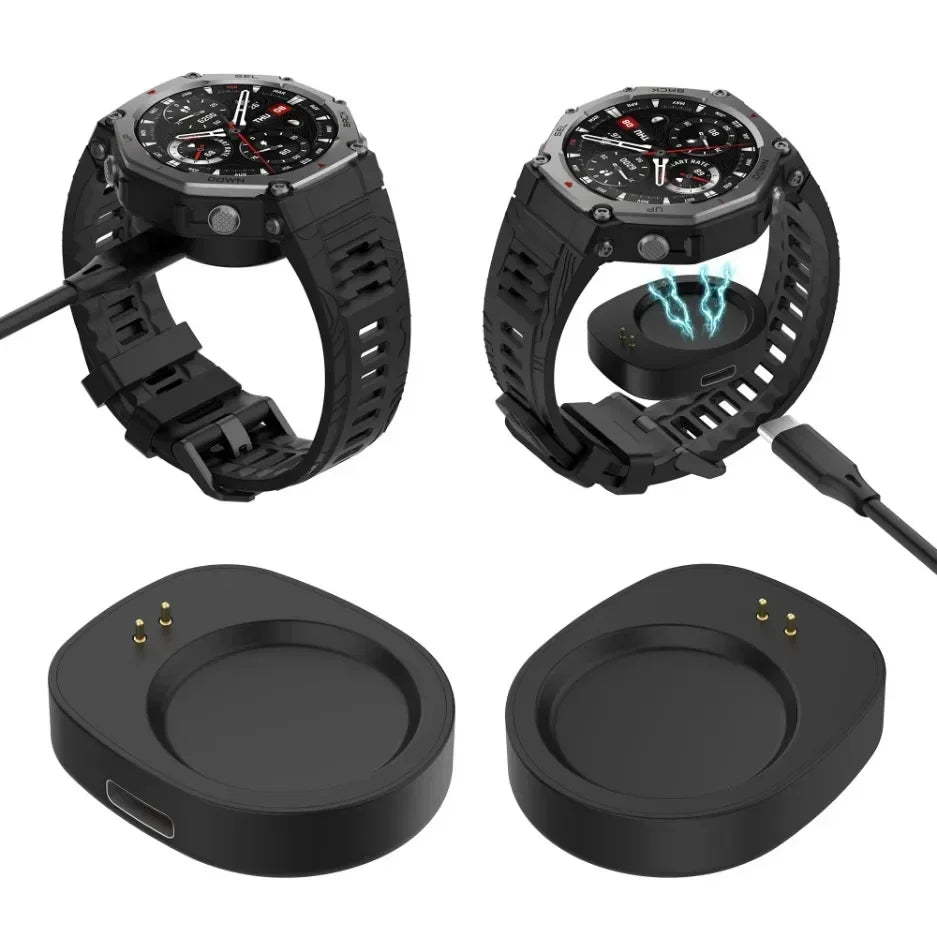 Amazfit Ladeadapter – Kabelloses Ladegerät für Balance & T-Rex 3 Smartwatch