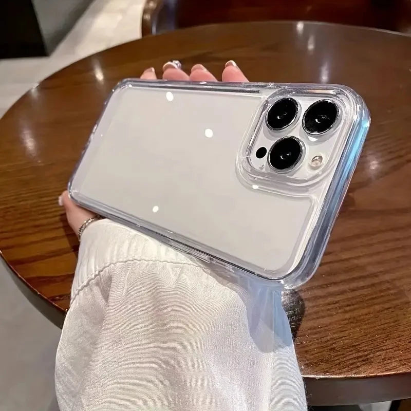 Silikon iPhone Hülle – Stoßfest, Transparent – iPhone 11 bis 17