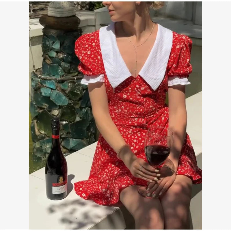 Retro Polka Dot Minikleid