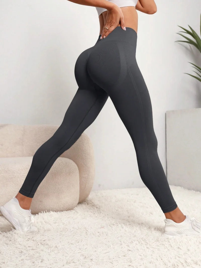 Women High Waist Butt‑Lifting Leggings – Tummy Control Soft Stretch Workout Pants
