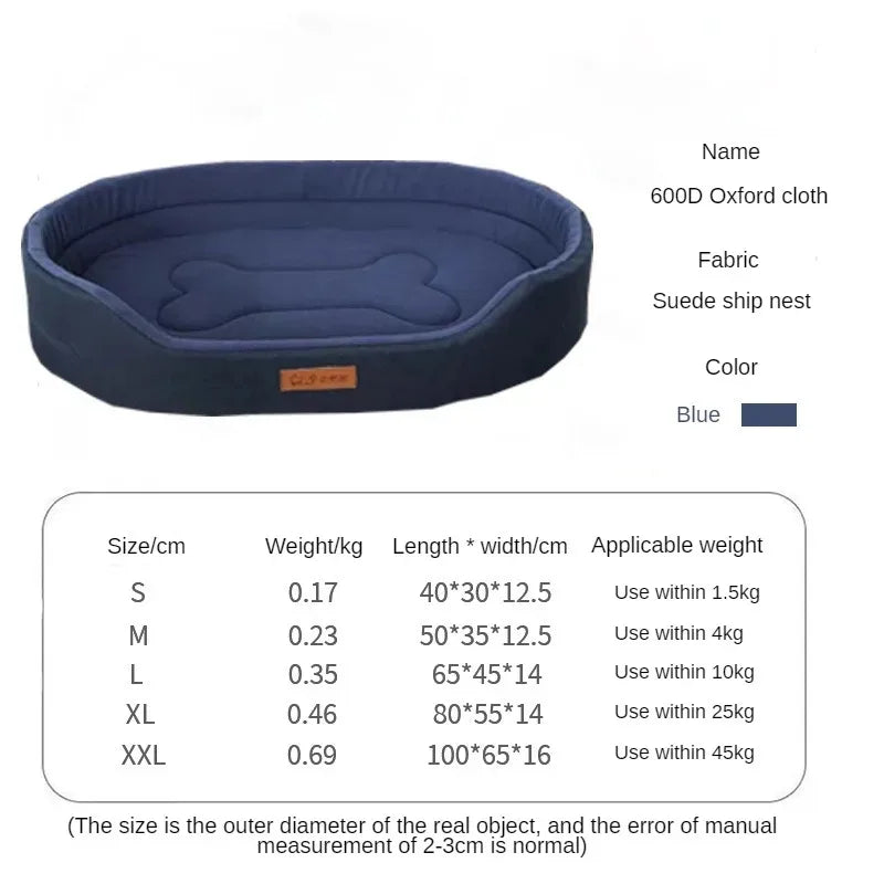 Winter Hundekissen Sofa – Flauschig, Warm, für Große Hunde