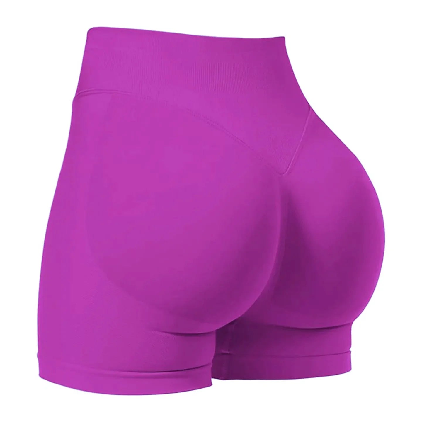 Pilates High‑Stretch Knit Shorts – Medium‑Intensity Training Fit with Peach‑Lift Design