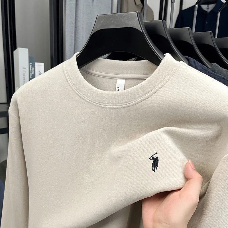 Herren Langarm T-Shirt – Premium Qualität, Herbst, Slim Fit