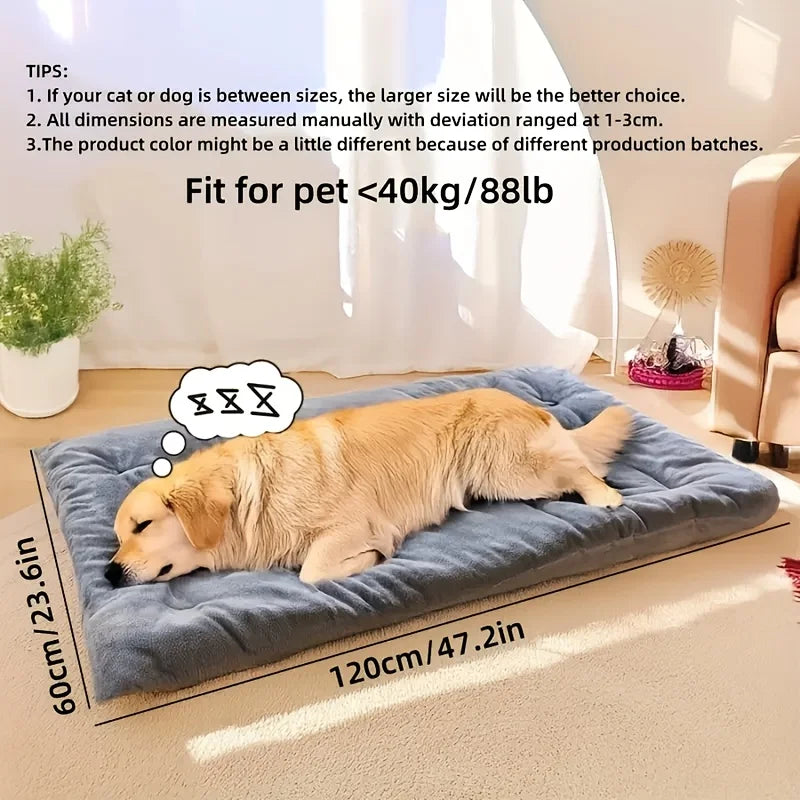 Hunde Plüschbett XXL – Weiches Sofa-Bett für große Hunde