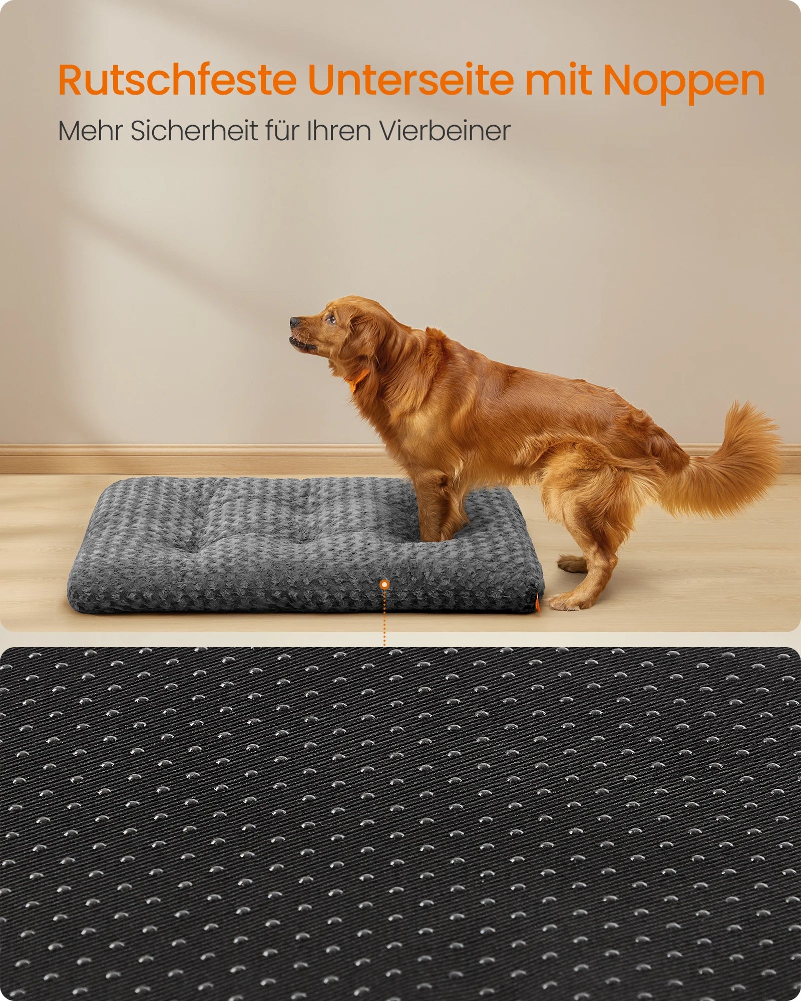Hundekissen XXL – Flauschig, Große Hunde, Waschbar